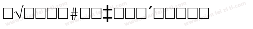 EuropaNr1 Book字体转换